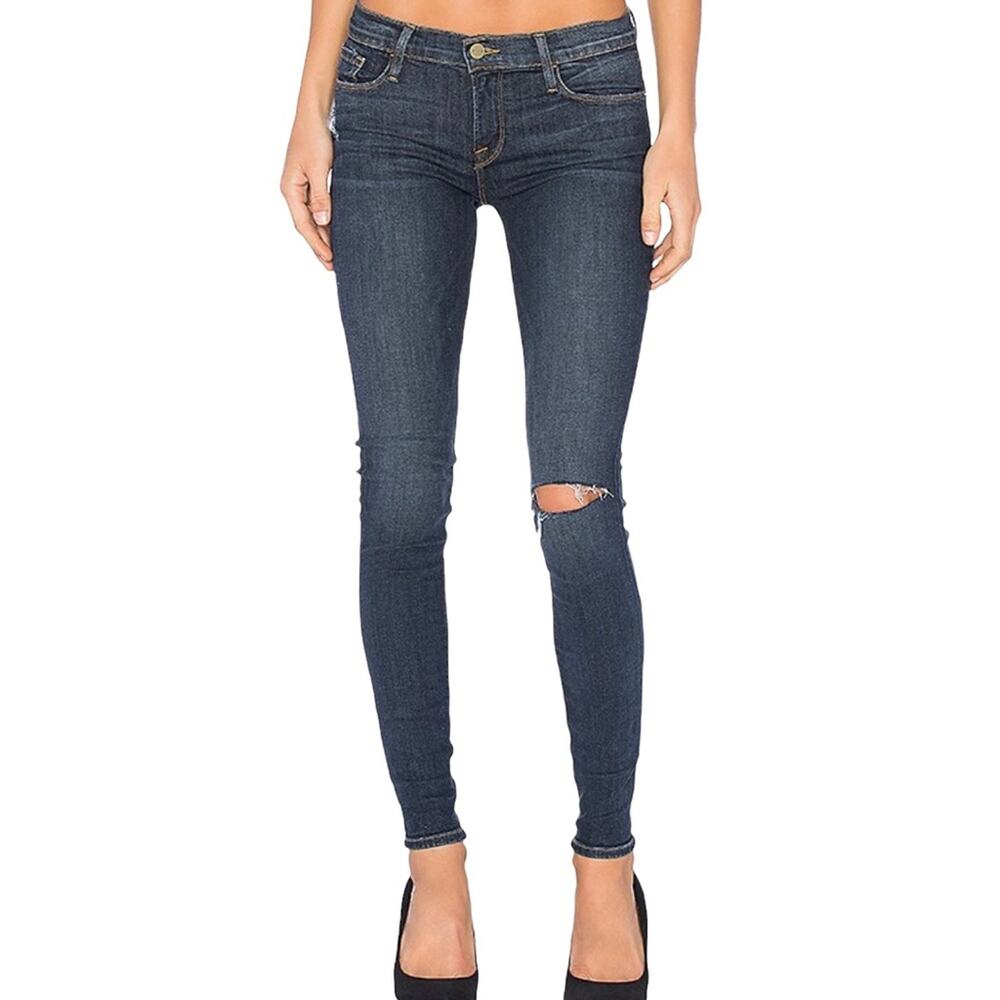 FRAME Denim “Le Skinny de Jeanne” Kings Highways Skinny Jeans